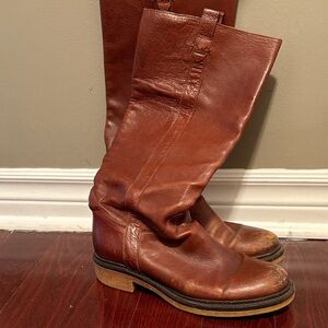 Beautiful soft leather brown boots size 38 made in Italy